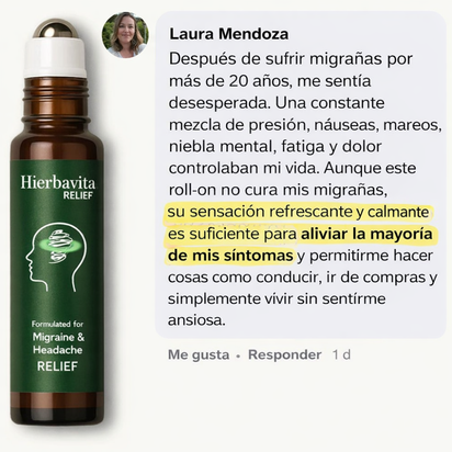 Hierbavita — Aliviante para migraña Roll On