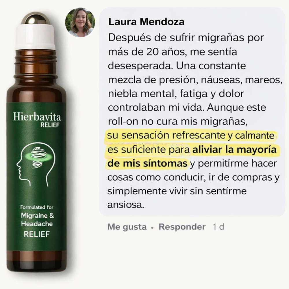 Hierbavita — Aliviante para migraña Roll On