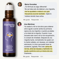 Hierbavita Recuperación Roll-On — frasco para recuperación post-migraña
